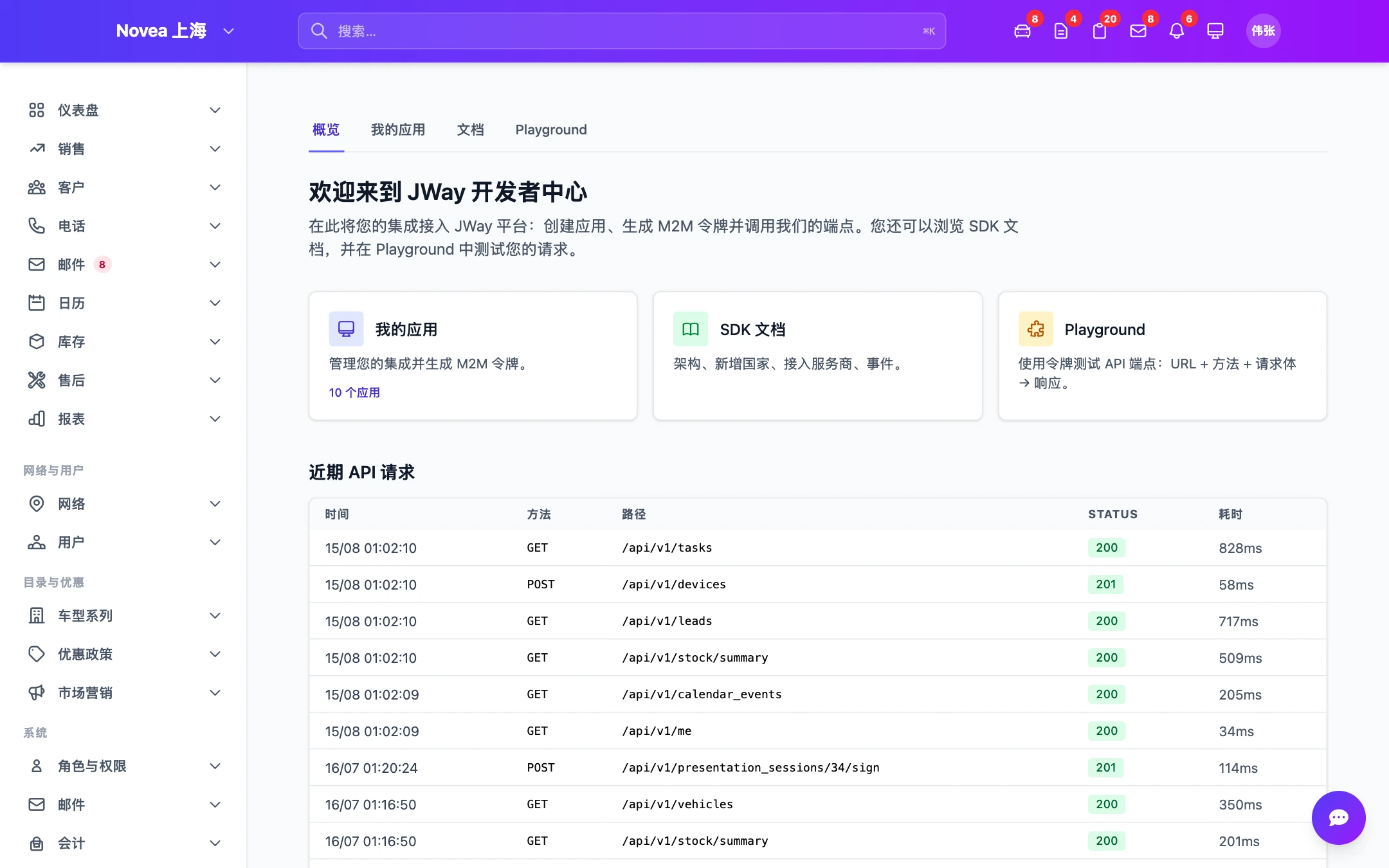 开发者门户