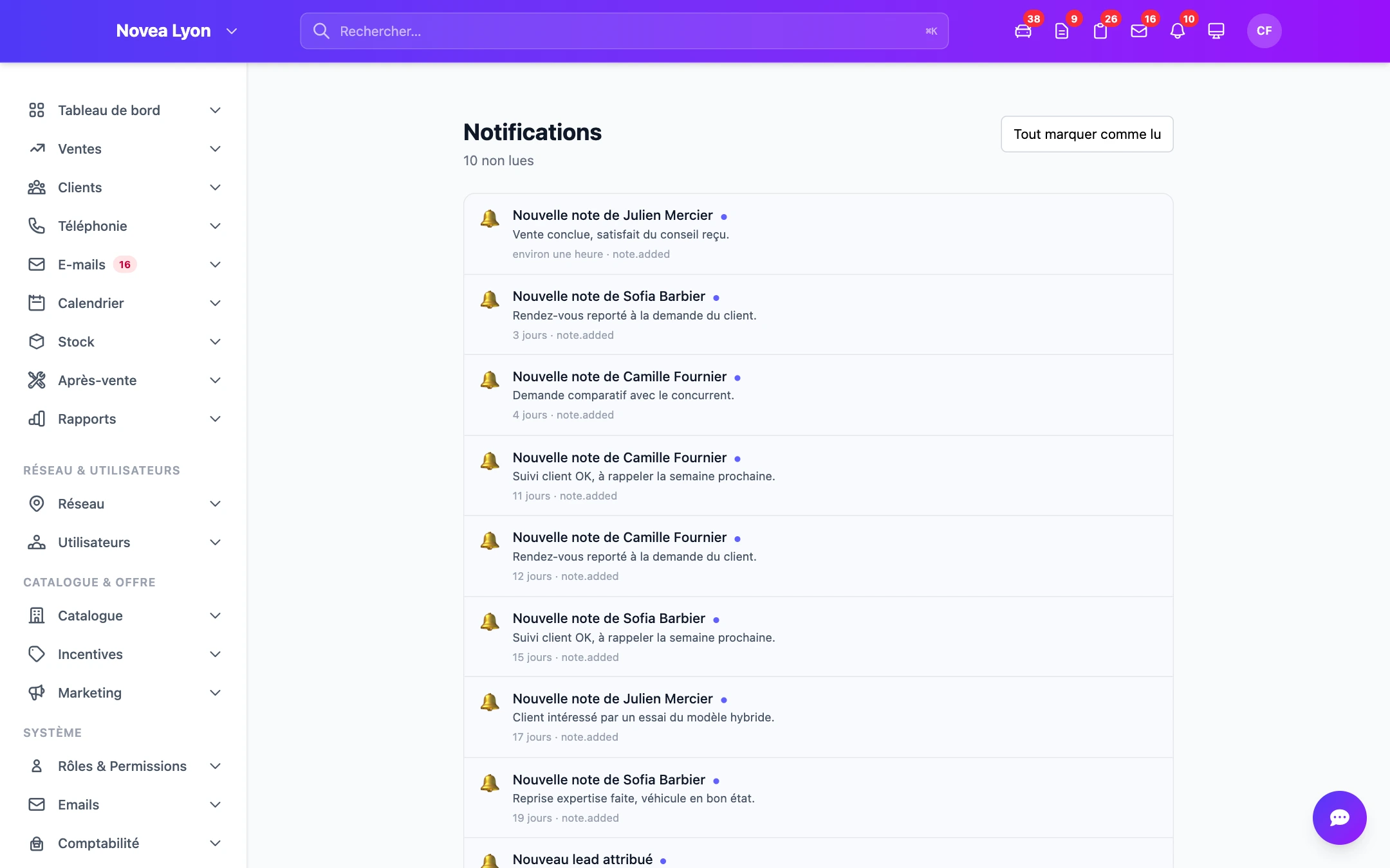 Notifications